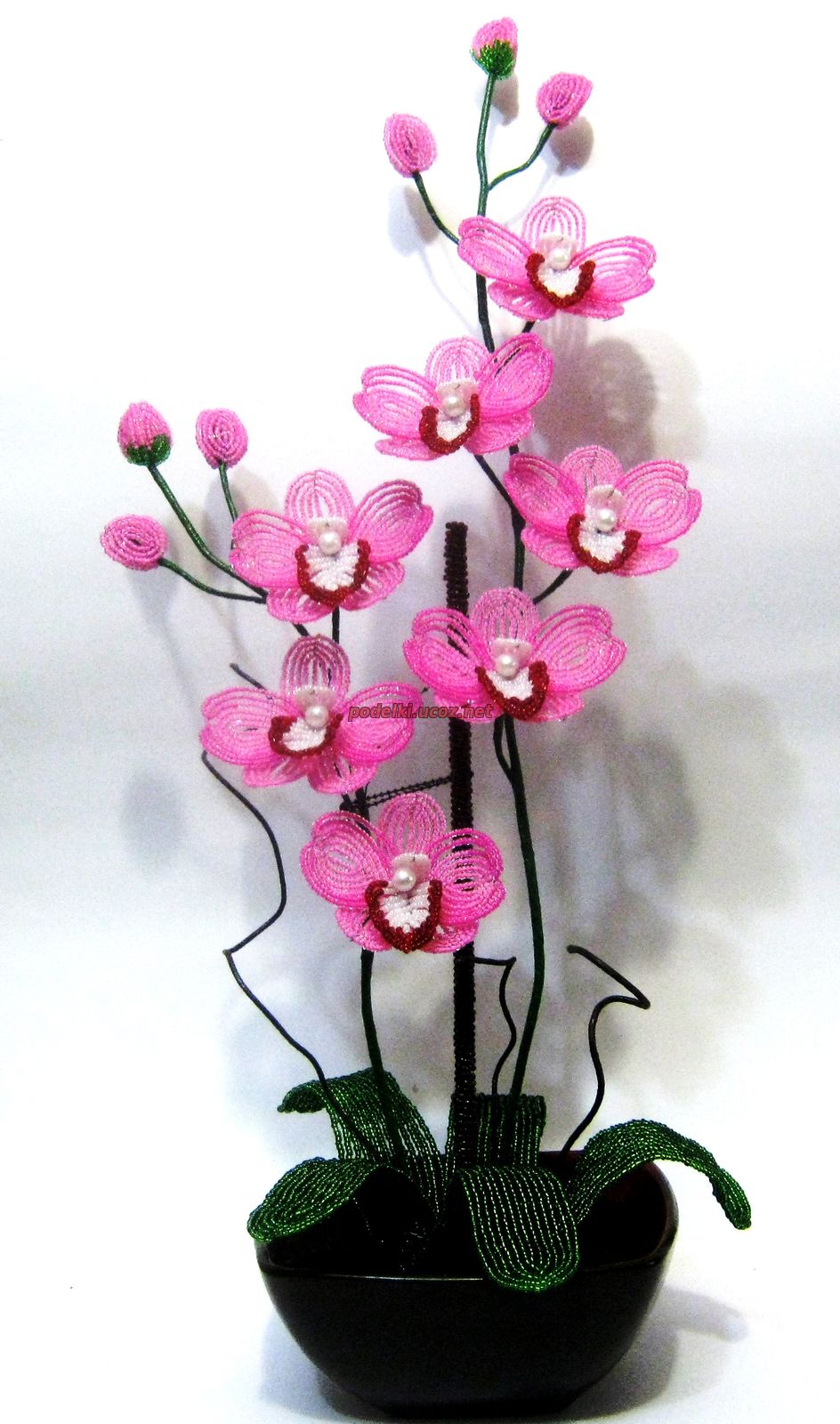орхидея из бисера фото лучших